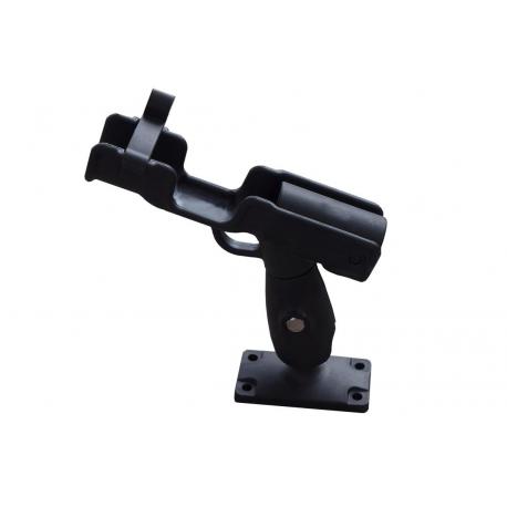 Schwenkbare Profi-Angelrutenhalterung mit rechteckiger Befestigung - Galaxy Kayaks