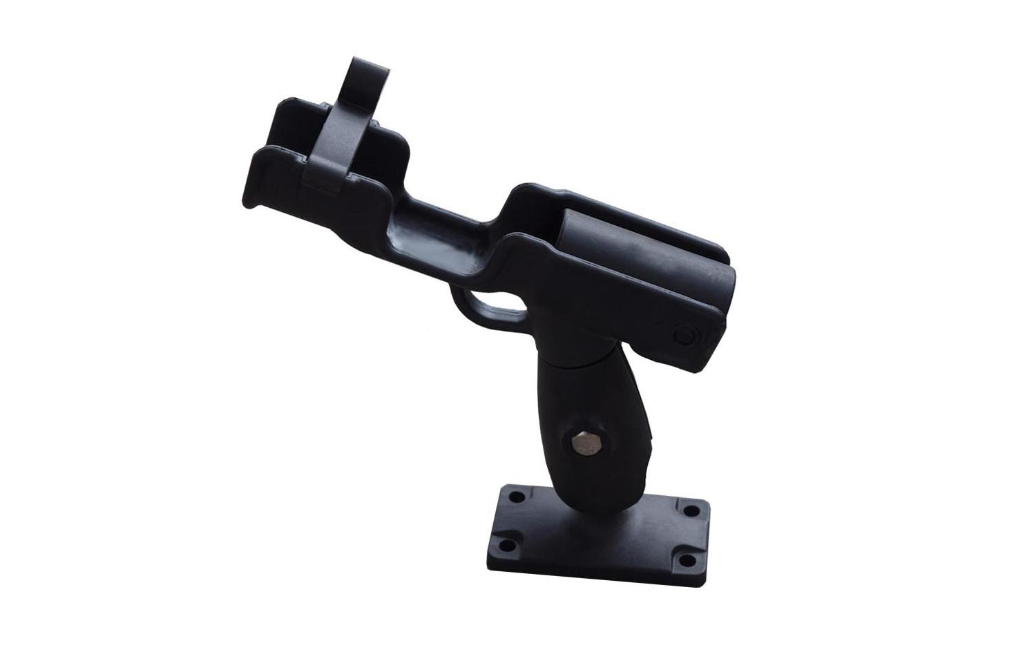 Schwenkbare Profi-Angelrutenhalterung mit rechteckiger Befestigung - Galaxy Kayaks