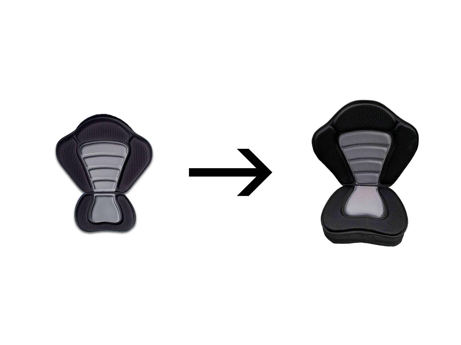 Wechsel vom Premium-Sitz zum Tracker-Sitz